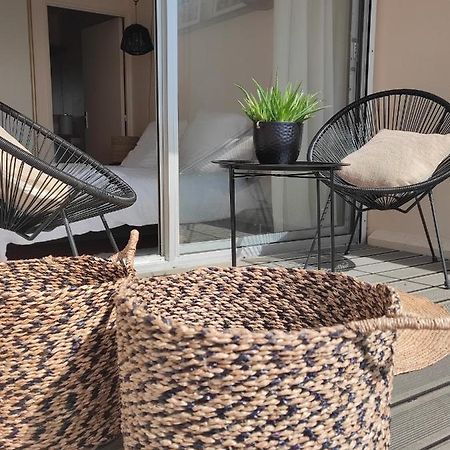 Le 3 appartement avec jardin prive 100m de la plage Concarneau Extérieur photo