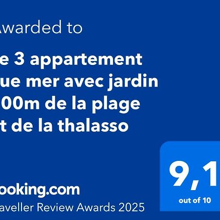 Le 3 appartement avec jardin prive 100m de la plage Concarneau Extérieur photo